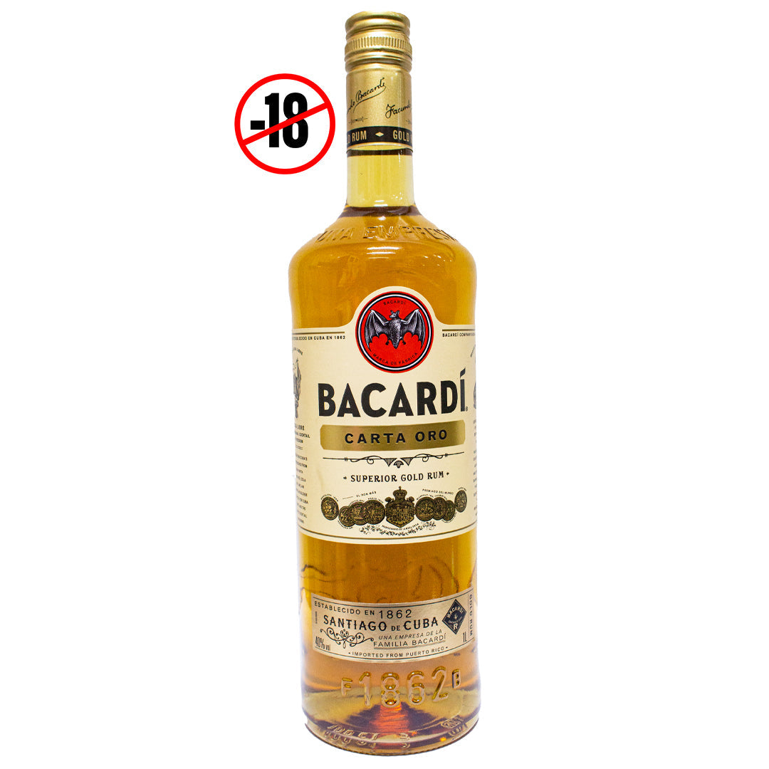 Bacardi carta oro superior golden rum 40% 1l