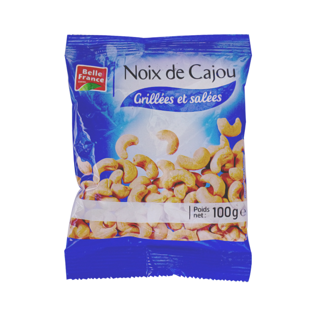 Belle France cashew nuts roasted and salted 100g