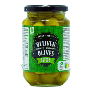 Boni pitted green olives plain 335g