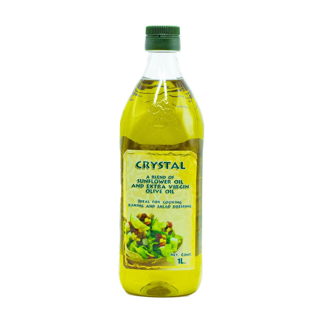 Crystal sunflower oil ideal for cooking 1l