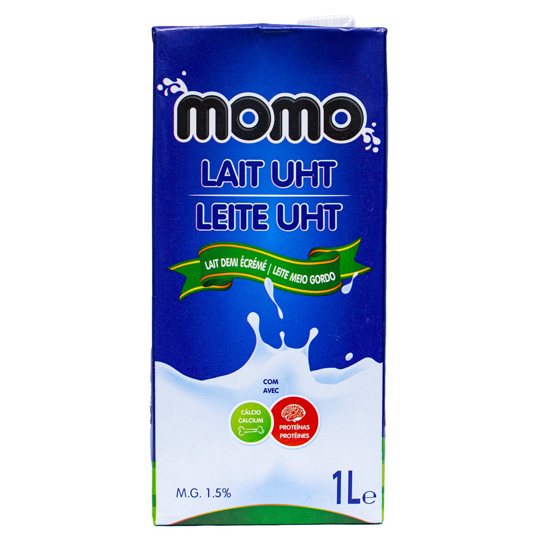 Momo semi-skimmed milk UHT 1l