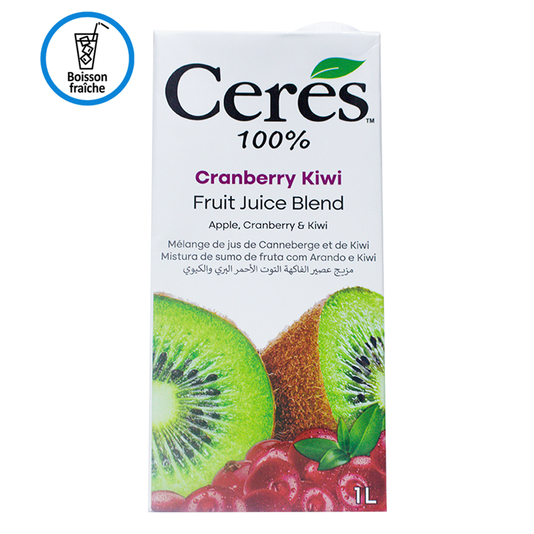 Ceres Cranberry & Kiwi 100% Juice 1L