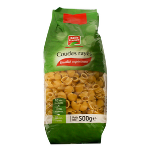 Belle France Pasta Striped Elbows 500g