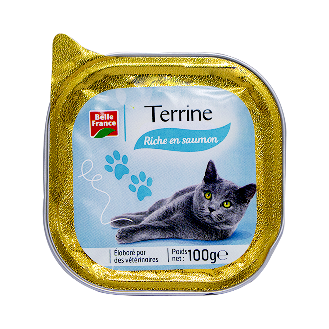 Cat food belle france chunks rich in salmon 100gm