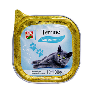 Cat food belle france chunks rich in salmon 100gm