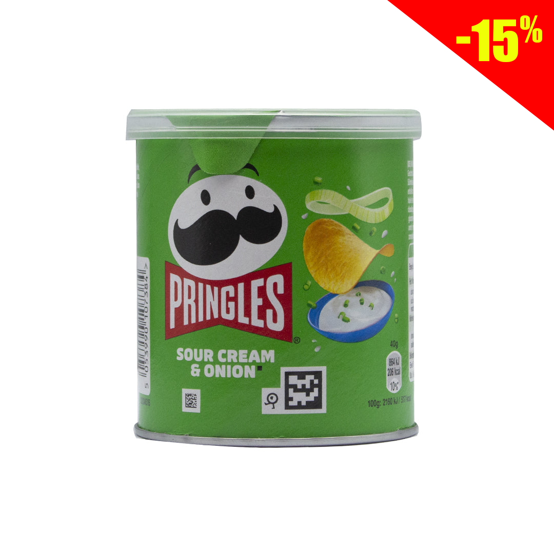 Pringles sour cream and onion chips 40g