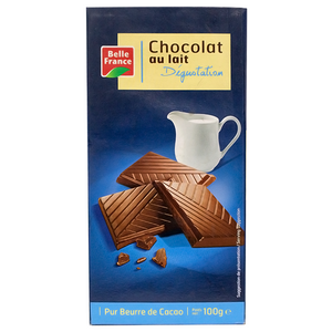 Belle France milk chocolate tasting bar 100g