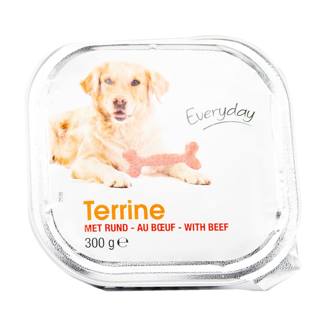 Everyday dog terrine with beef 300g