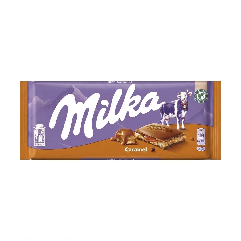 Milka Chocolate Caramel 100% Alpine 100g