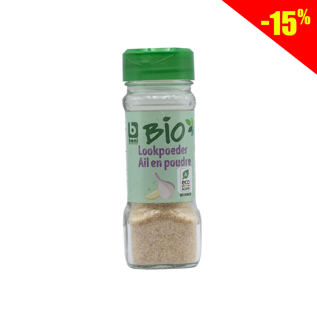 Boni organic garlic powder spice 50g