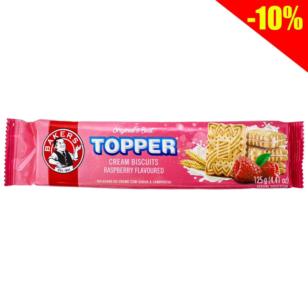 Baker biscuit topper raspberry flavor 125g