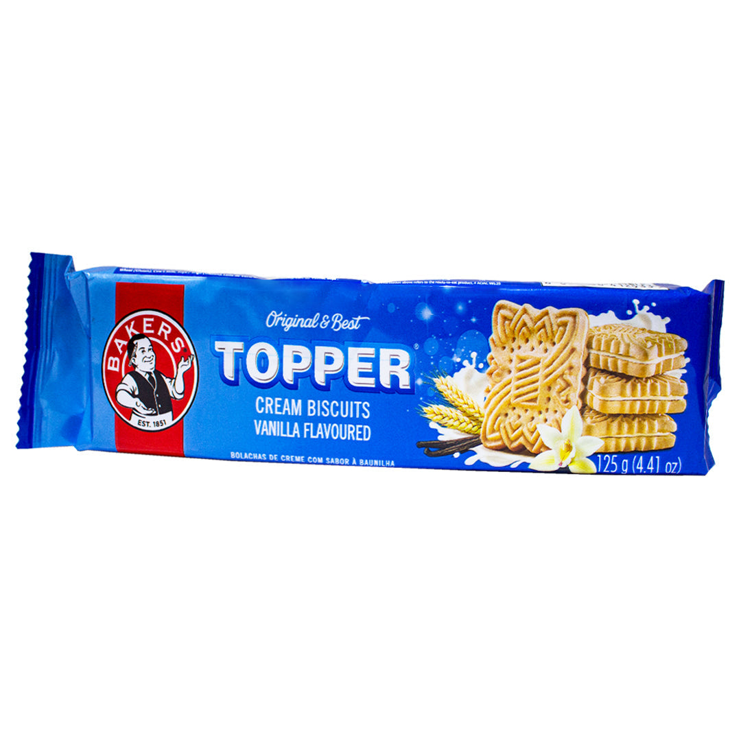 Baker biscuit topper vanilla flavor 125g