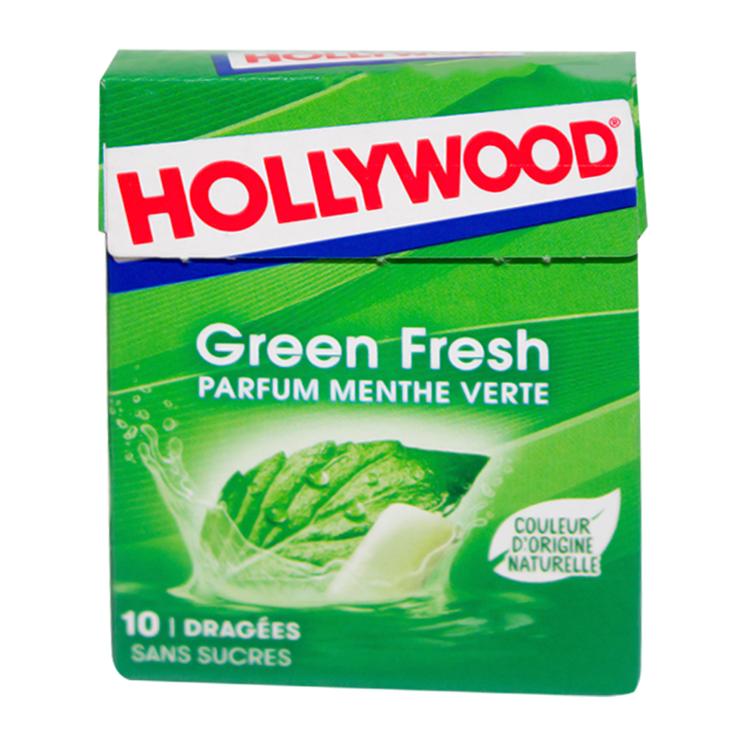Hollywood chewing gum mint 14g