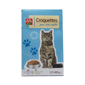 Belle France adult cat food in jelly with chicken and green beans 400g