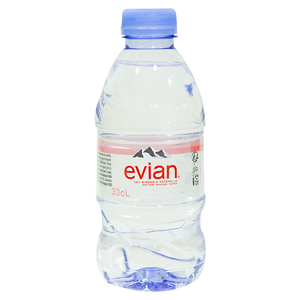 Evian natural mineral water 330ml