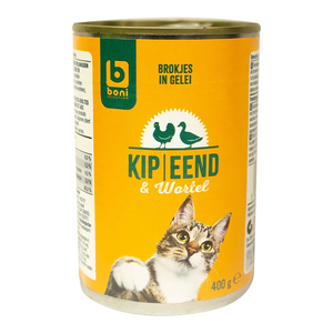 Boni chicken & turkey bites for adult cat 410g