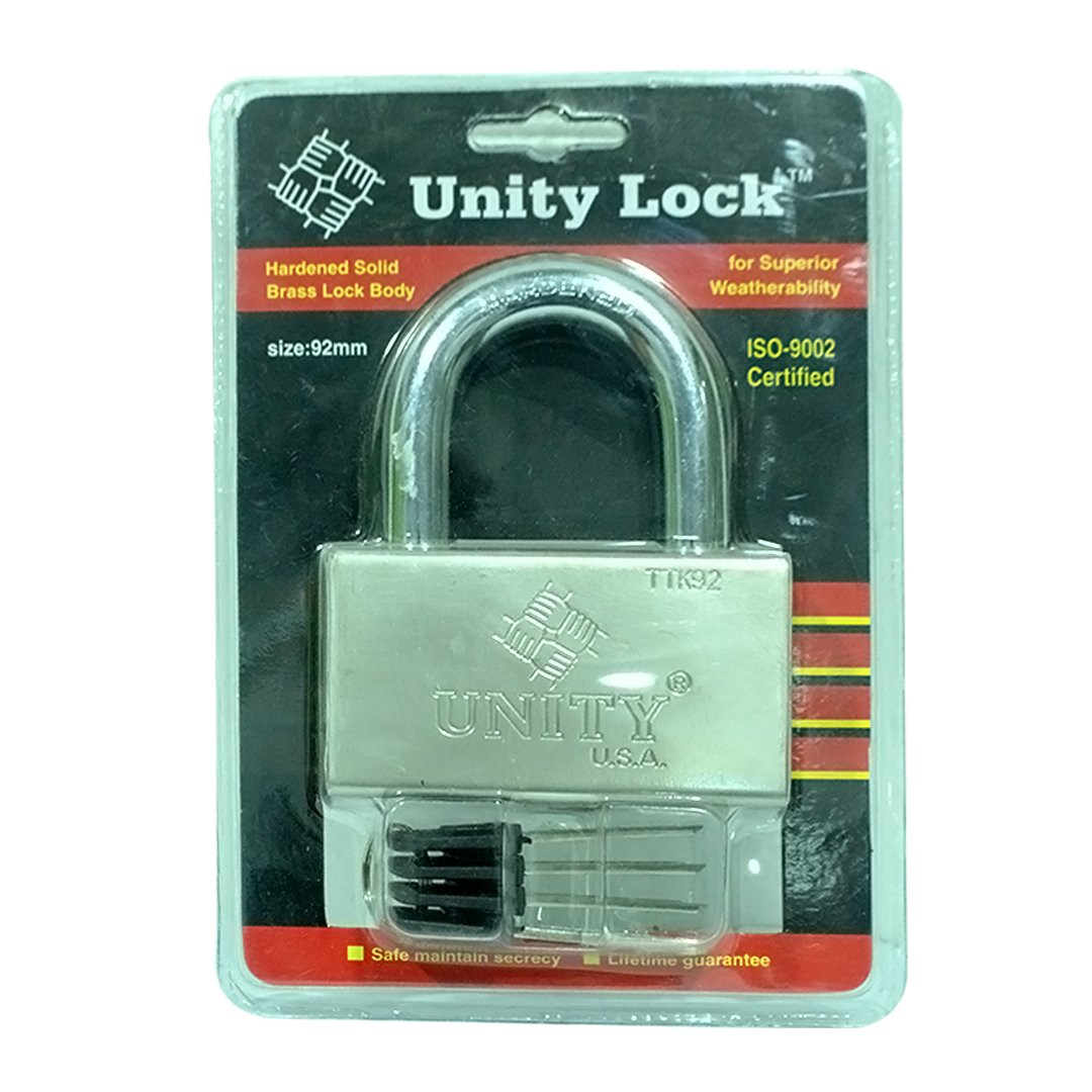 Unity padlock 92mm 1pc