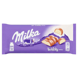 Milka bubbly white chocolate 95g