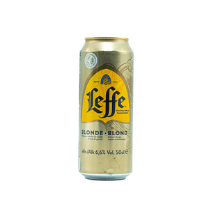 Leffe blonde beer from Belgium 6.6% 500ml