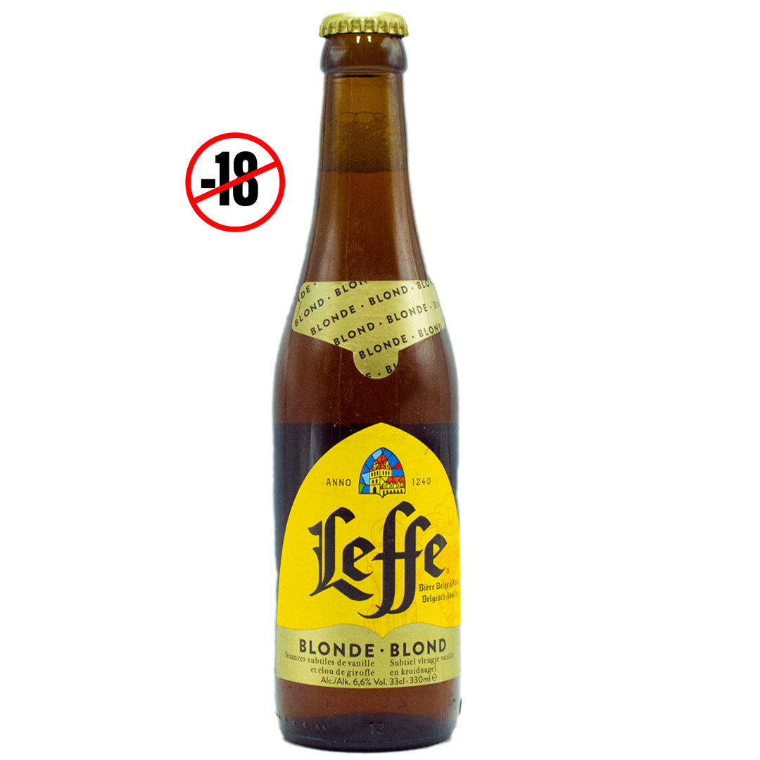 Leffe blonde beer from Belgium 6.6% 300ml