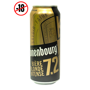 Kronenbourg blonde beer 7.2% 500ml