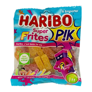 Haribo sour gummy fries without artificial color 120g