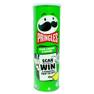 Pringles sour cream and onion chips 150g