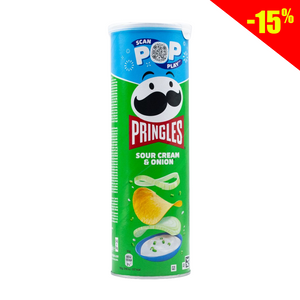 Pringles sour cream and onion chips 150g