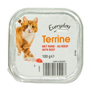Everyday beef pate for cats 100g
