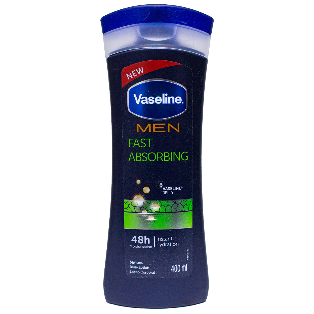 Vaseline lotion for men, fast absorption 48h 400ml