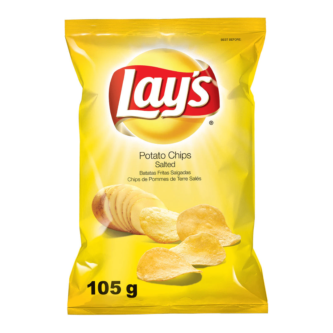 Lay's salted potato chips 105g