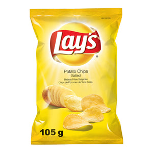 Lay's salted potato chips 105g