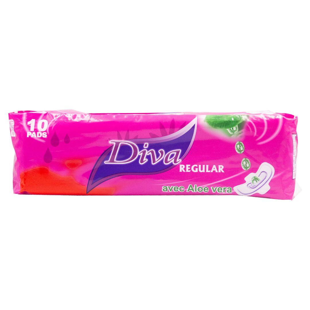 Diva sanitary pads Regular aloe vera 10 pieces
