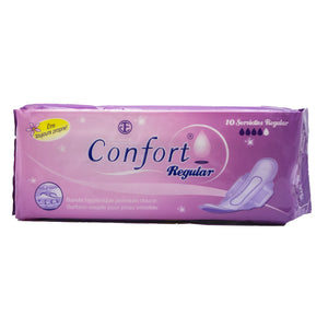 Comfort sanitary pads soft regular 10 pieces