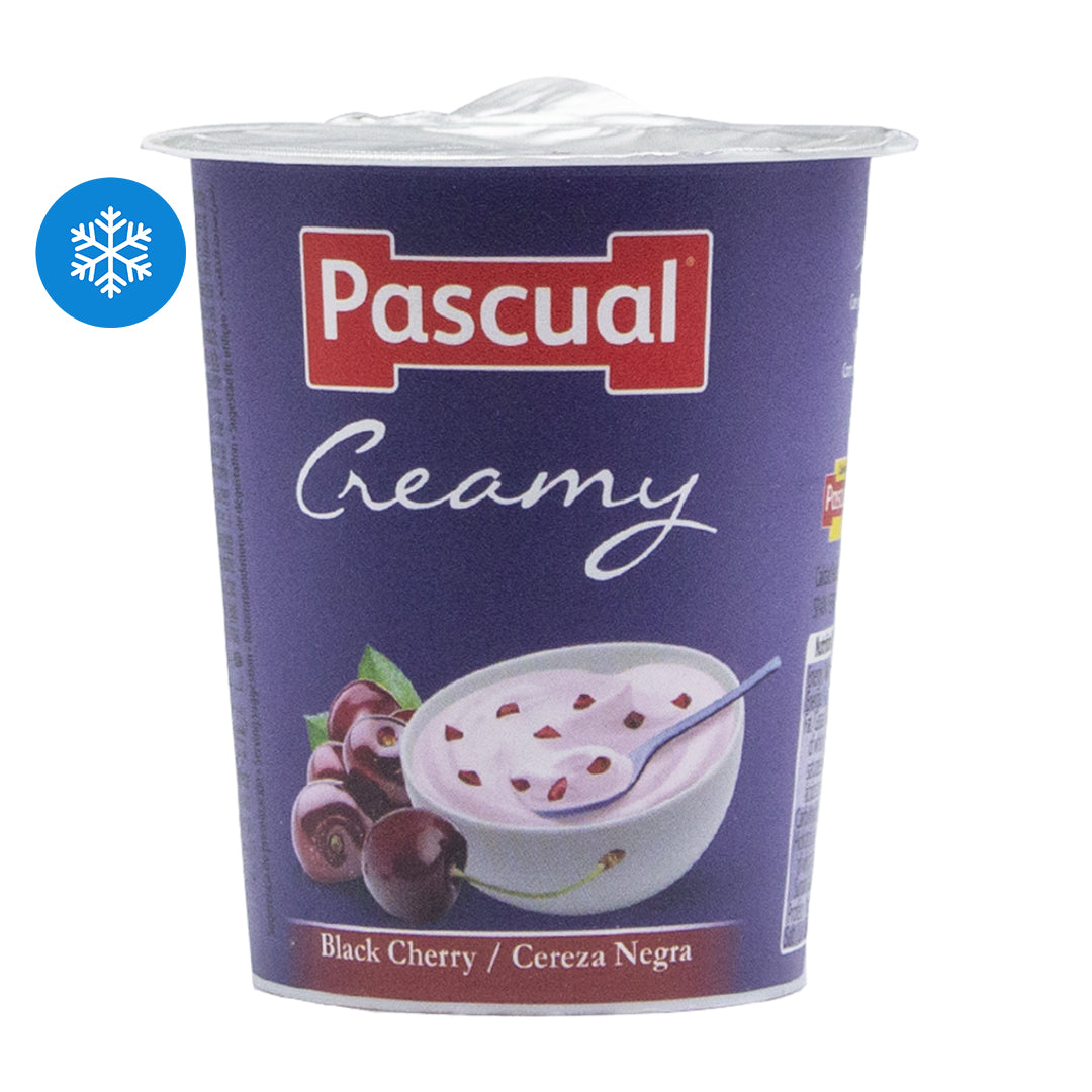 Pascual black cherry yogurt 125g
