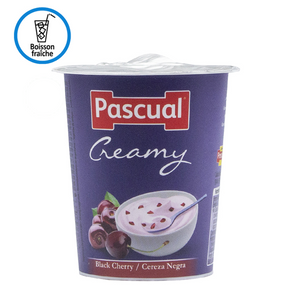 Pascual black cherry yogurt 125g