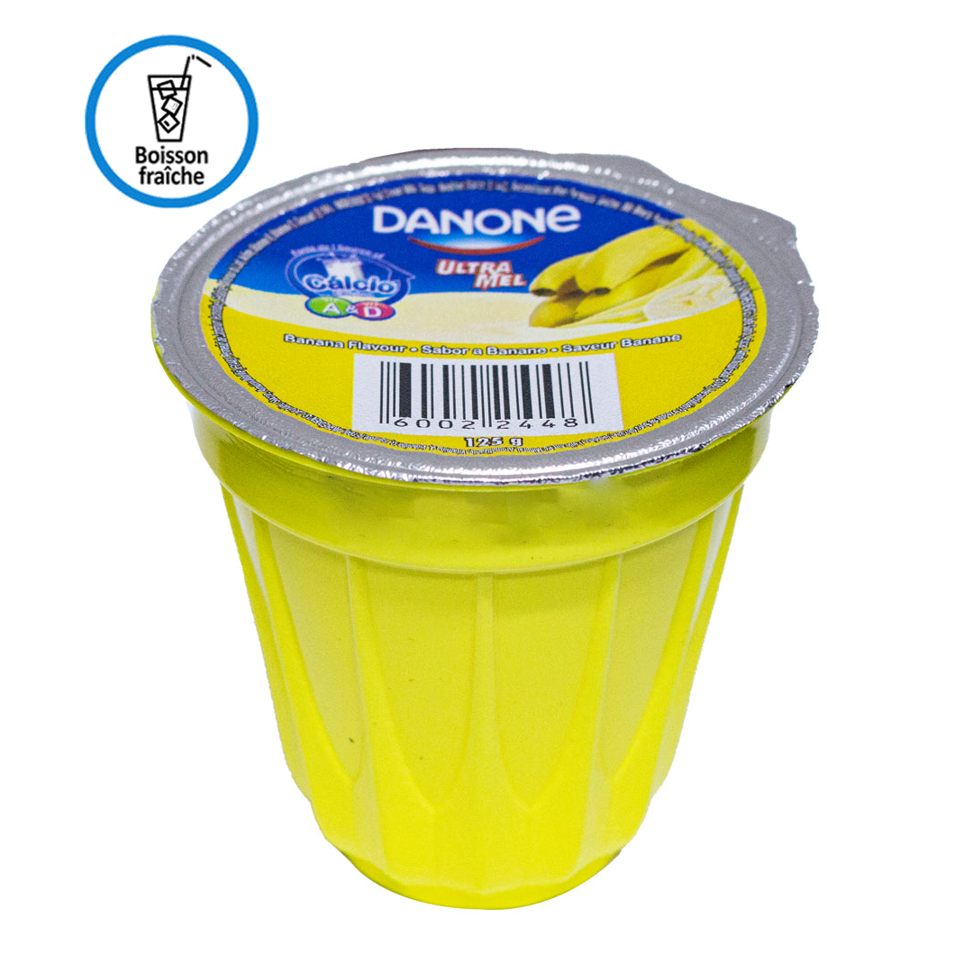 Danone Ultra Mel banana yogurt 125g