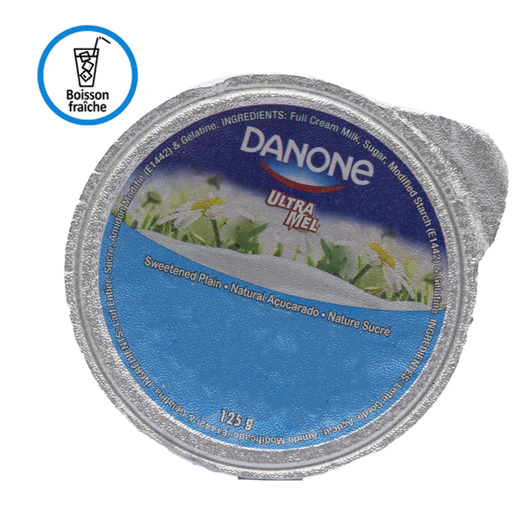 Danone Ultra Mel plain yogurt 125g