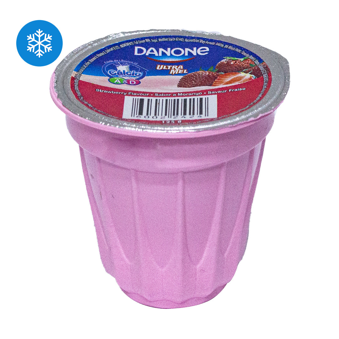 Danone ultra mel strawberry yogurt 125g