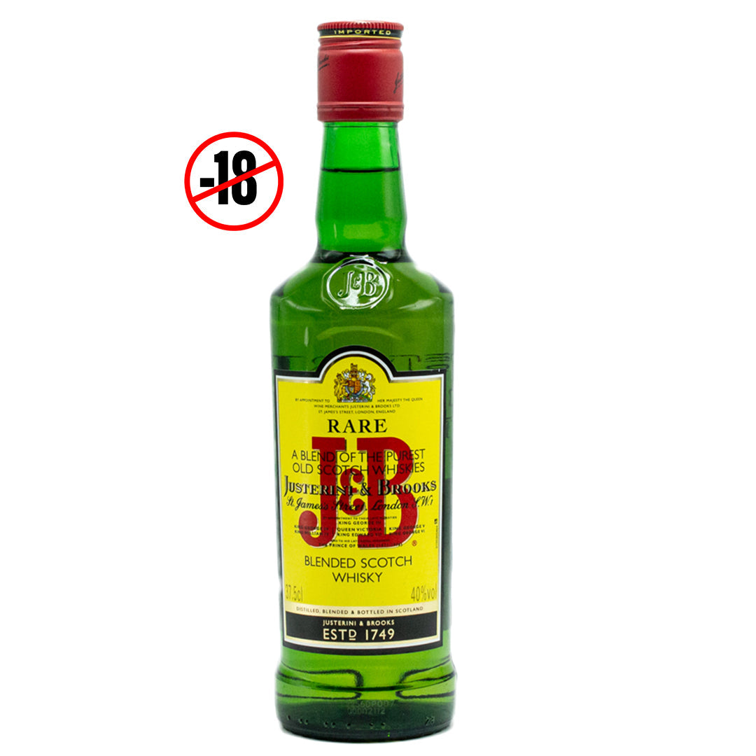 J&amp;B Scotch rare blended whiskey 40% 375ml