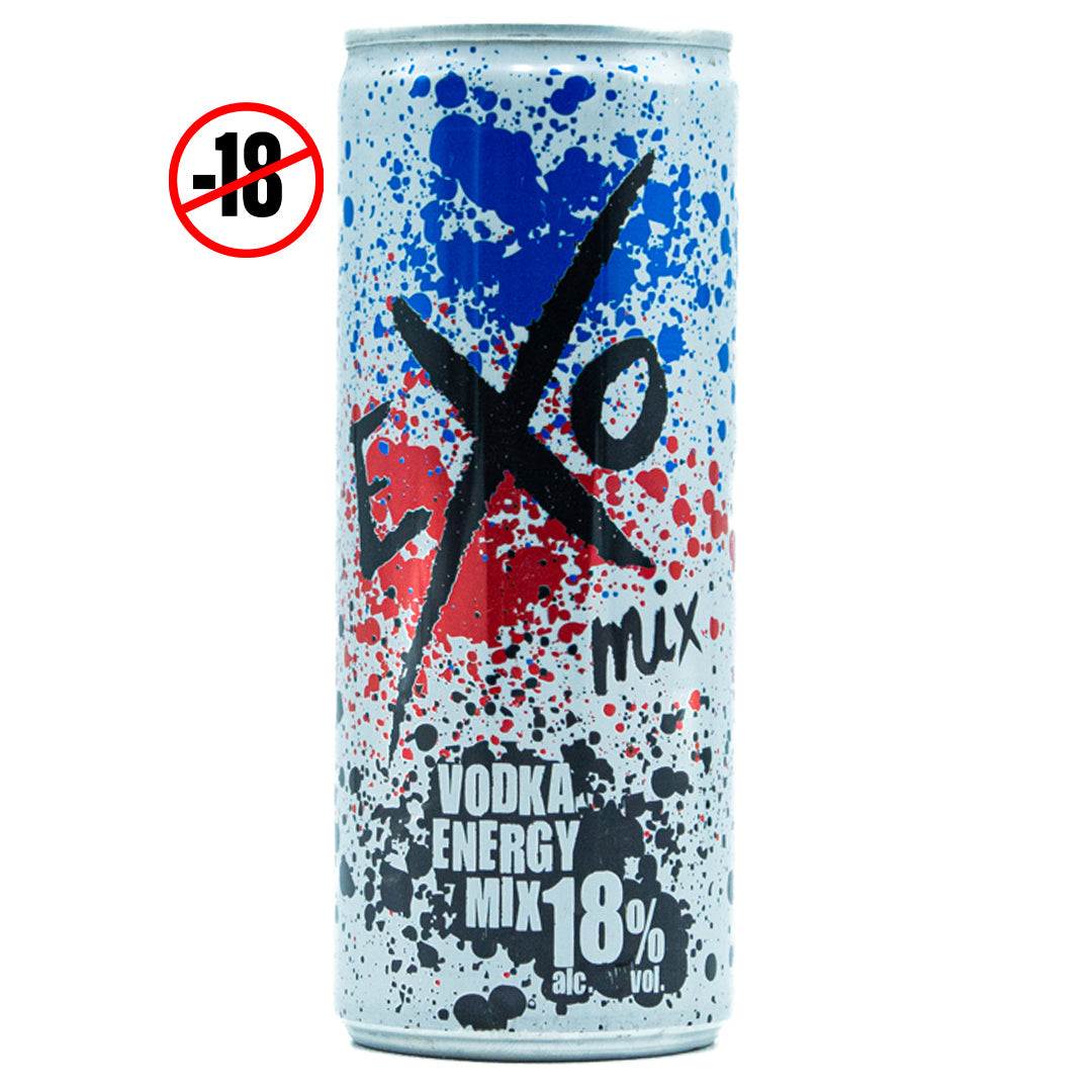 Exo vodka energy mix 18% 250ml