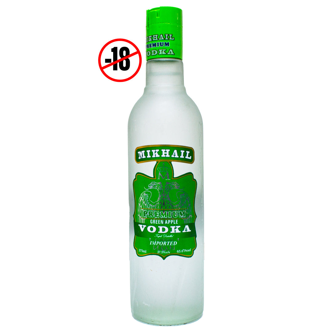 Mikhail premium quality vodka green apple 42.8% 375ml