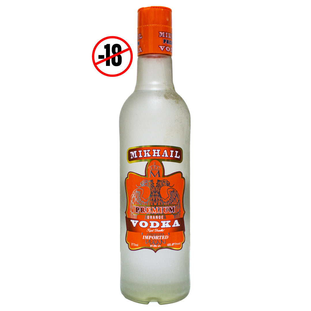 Mikhail premium quality vodka orange 42.8% 375ml