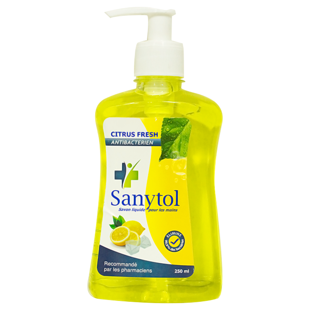 Sanytol antibacterial lemon soap 250ml