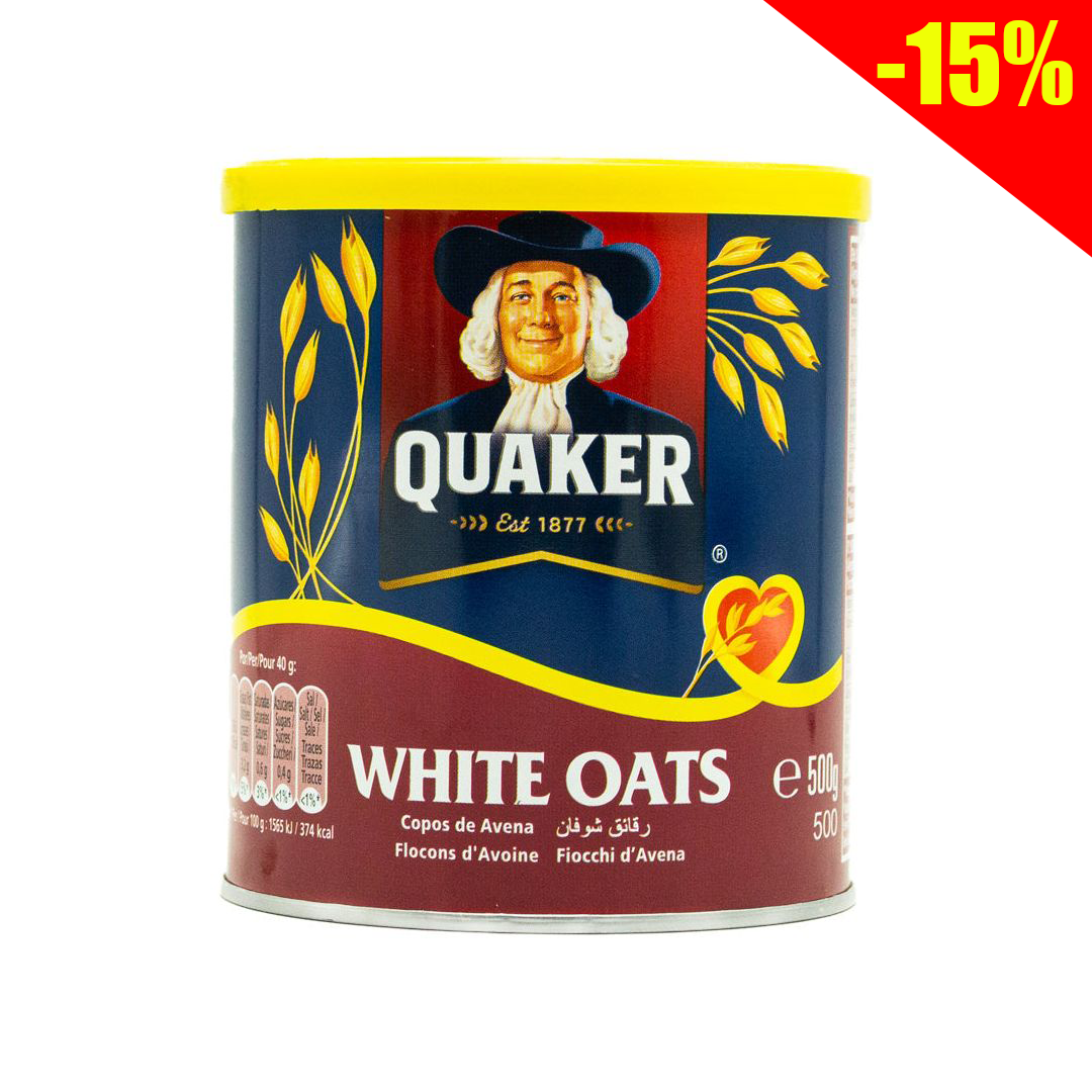 Quaker white oat flakes 500g