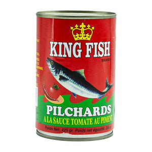 King fish pilchard in tomato sauce and chili 425g