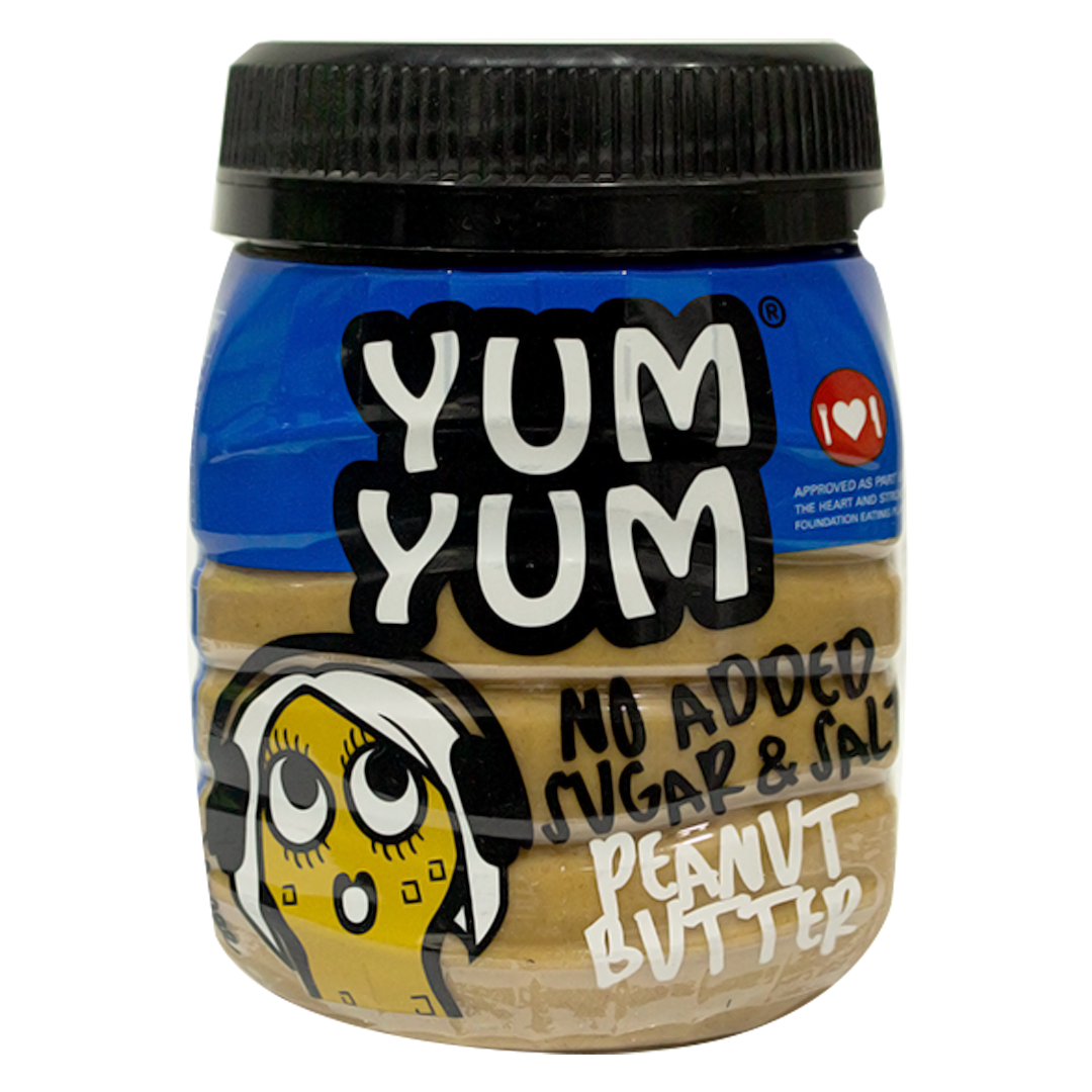 Yum Yum unsweetened peanut butter 400g