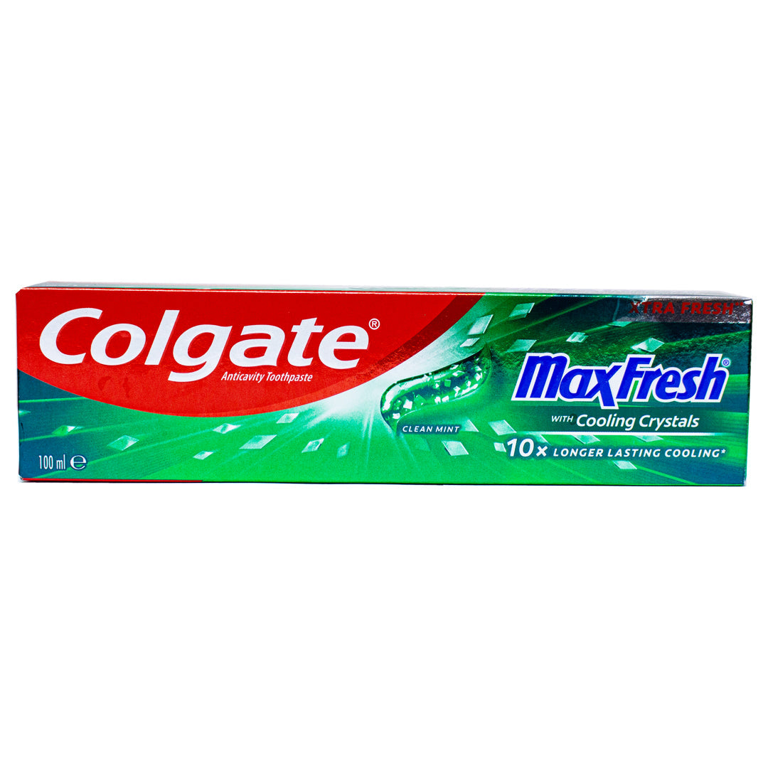 Colgate MaxFresh clean mint toothpaste with cooling crystals 100ml