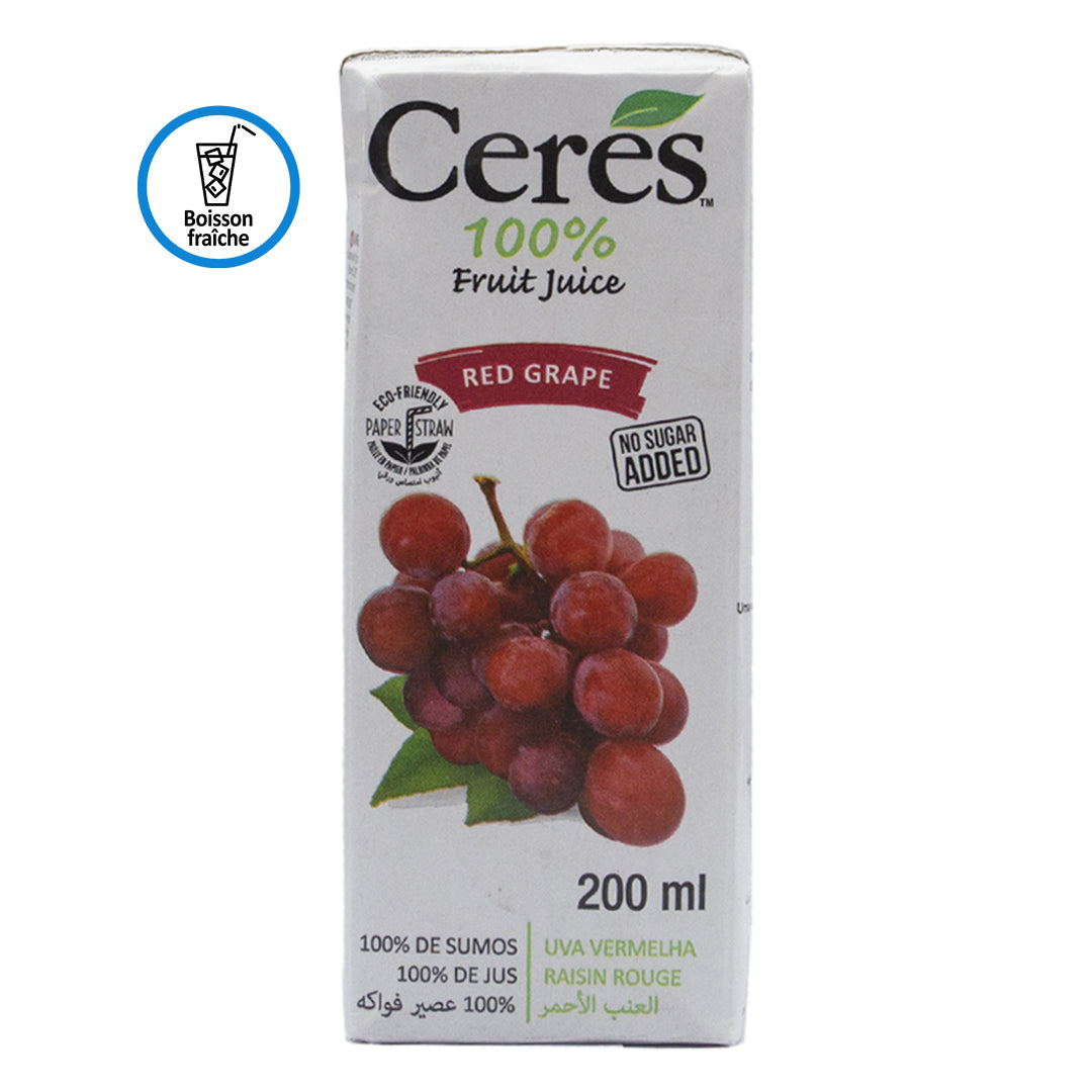 Ceres 100% red grape juice 200ml