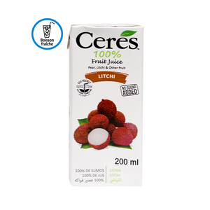 Ceres lychee juice 200ml pack